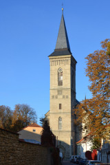 Kostel Panny Marie Na Náměti z Brandlovy ulice