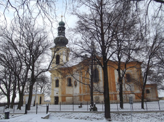 Kostel sv. Klimenta postavený podle plánů Kiliána Dientzenhofera