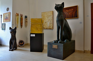 Kočičí muzeum ve Lnářích