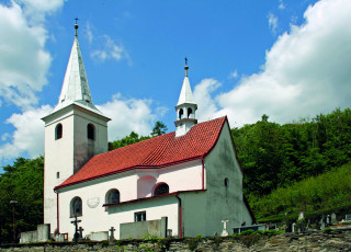 Až za posledními staveními Podhoří, bezprostředně na okraji lesů,
se tyčí půvabný a památkově chráněný kostel sv. Havla.
