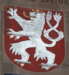 Českého lva samozřejmě najdeme i na klenbě chrámu sv. Víta, Václava a Vojtěcha na Pražském hradě. 