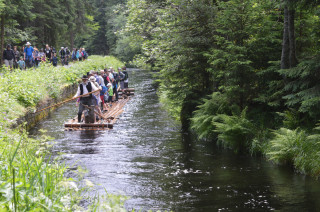 Vor pluje po Vchynicko-Tetovském kanálu