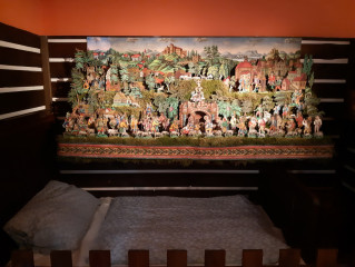 Ústeckoorlický ručně malovaný betlém rodiny Štanclů