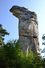 Pískovcová skalní věž Kobylí hlava