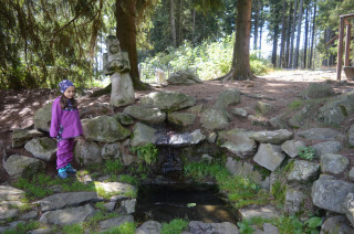 Studánka v sousedství kaple sv. Antonína Paduánského