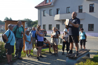 Místostarosta Světlé n. S. Tomáš Rosecký otevírá novou naučnou stezku