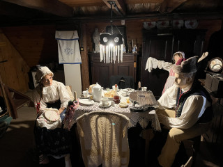 Interiér rolnického stavení