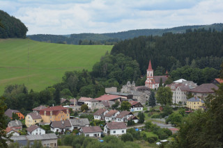 pohled na Machov z Hůrky.