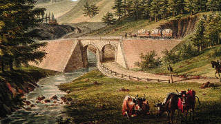 Koněspřežní železnice uvezla více nákladu, byla mnohem rychlejší a ač
se s tím zprvu nepočítalo, sloužila i osobní přepravě.