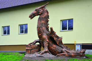 Český drak v Ronově nad Sázavou