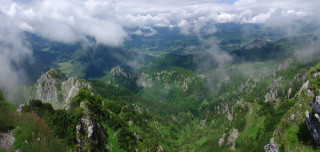 Úchvatný oblačný výhled z Velkého Rozsutce