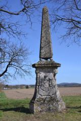 Obelisk na okraji konopišťského parku