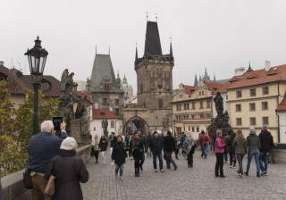 Malostranská strana Karlova mostu