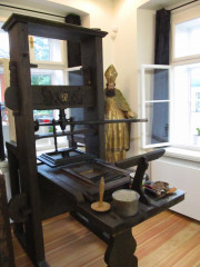 Barokní tiskařský stroj