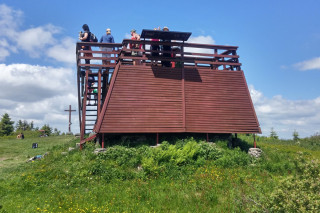 Veľká Rača – vyhlídková plošina alias mini rozhledna
