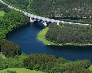 Letecký pohled (foto Ing. Vladimír Kunc)