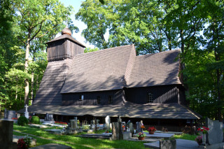 Zkáza dřevěného kostela v Gutech